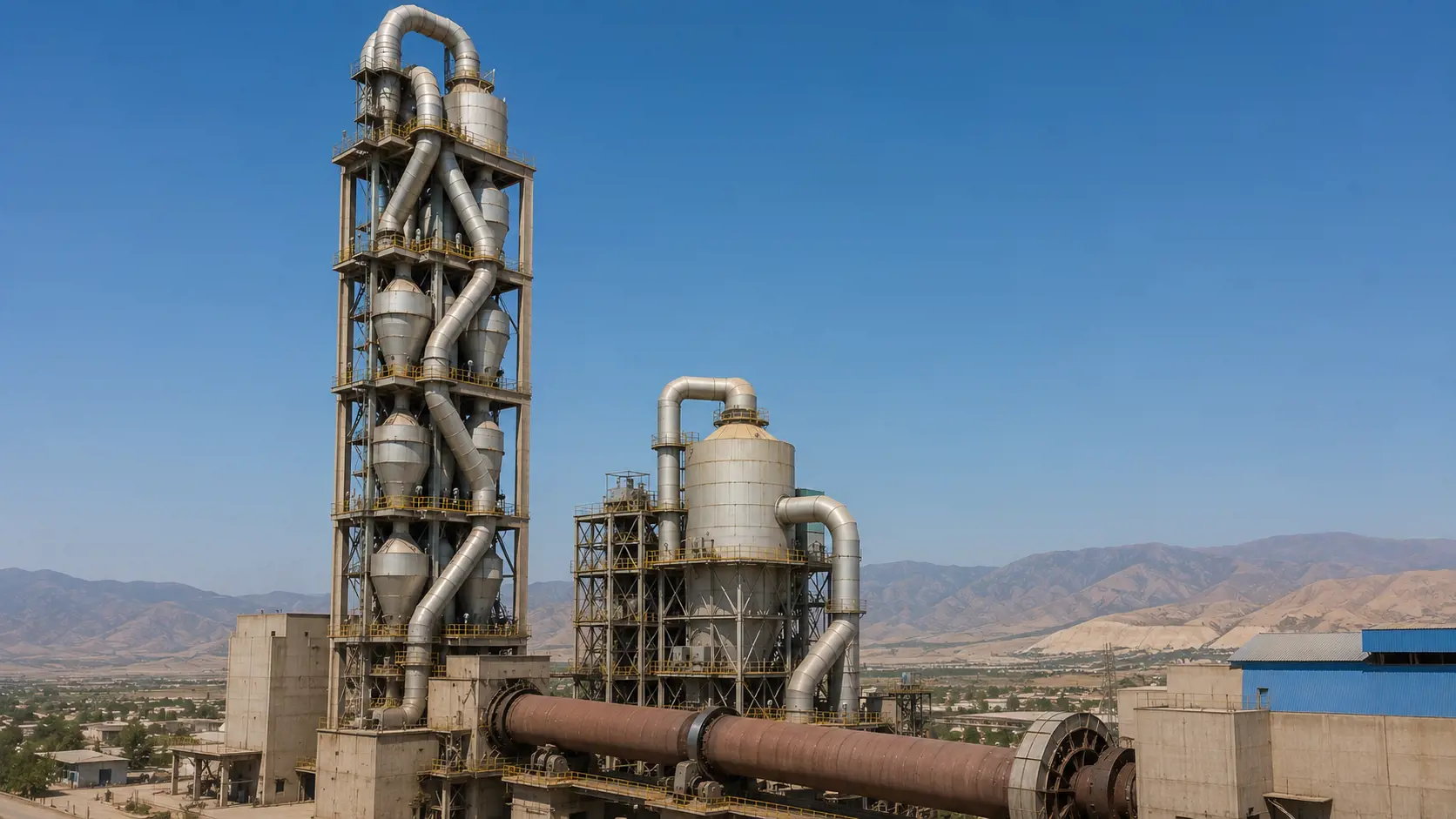 کلساینر در کارخانه سیمان
